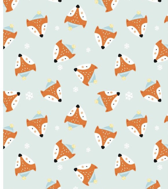 Jersey Baumwolljersey Weihnachten Waldfreunde Fabrics and Friends Fuchs