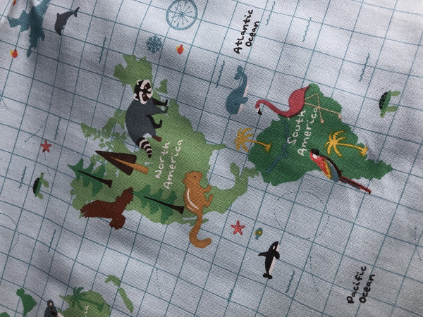 Krabbeldecke Babydecke Matte Weltkarte Erde