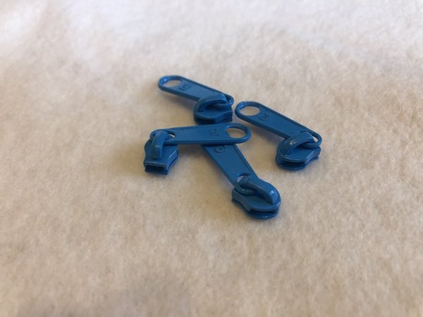 Endlosreißverschluss Zipper blau
