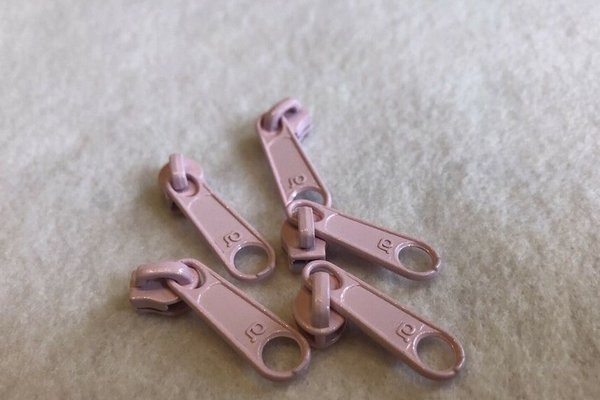 Reißverschluss Zipper rosa