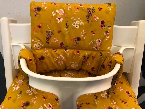 Tripp Trapp Sitzkissen Bezug Babyset TrippTrapp von Stokke Blumenmuster