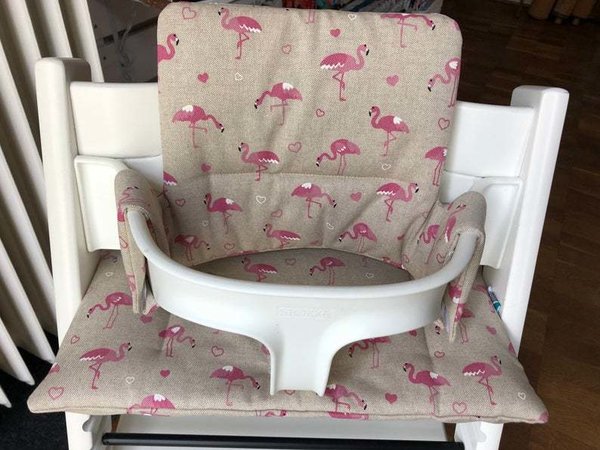 Sitzkissen Bezug Babyset TrippTrapp von Stokke Flamingo